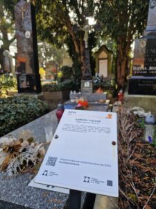 Fotografie hrobu: Ludmila Fajcová