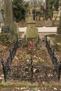 Fotografie hrobu: Antonín Gindely