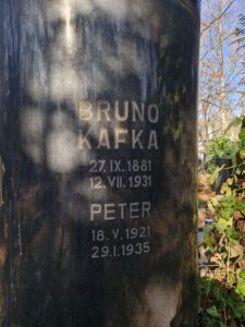 Fotografie hrobu: Bruno Kafka