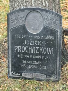 Fotografie hrobu: Jožička Procházková